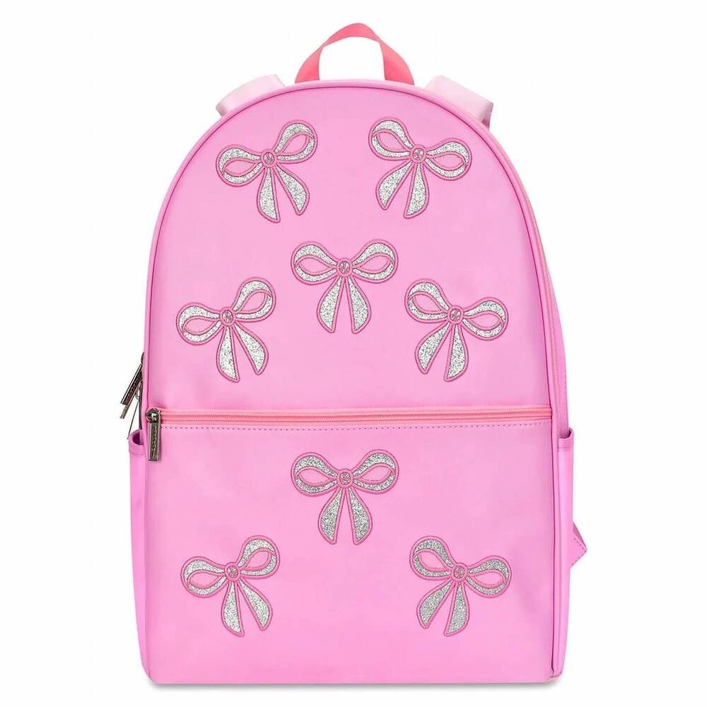 NEW ISCREAM girls glitter bows backpack in pink
